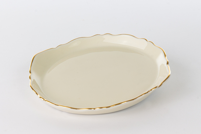 VASSOIO TONDO PORCELAINE DE LIMOGES